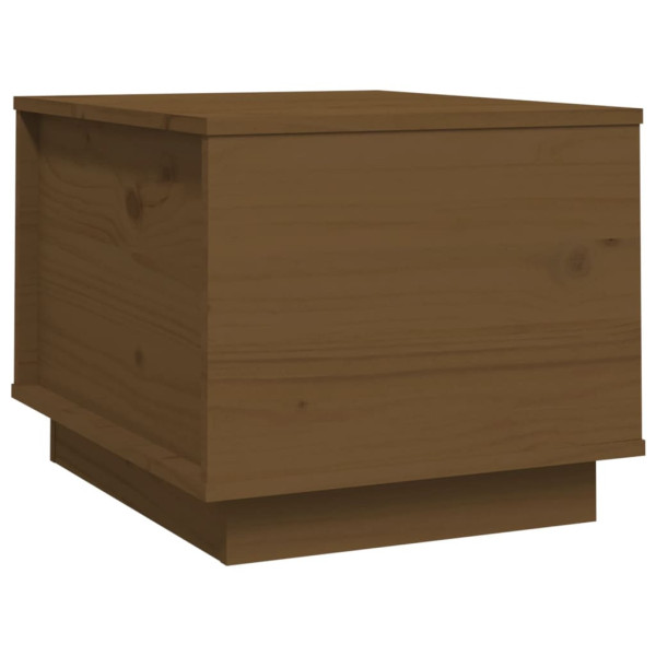 Stolik Kawowy Ława Stół Brązowy Drewniany 40x50x35 Podnoszony Blat Schowek 731823