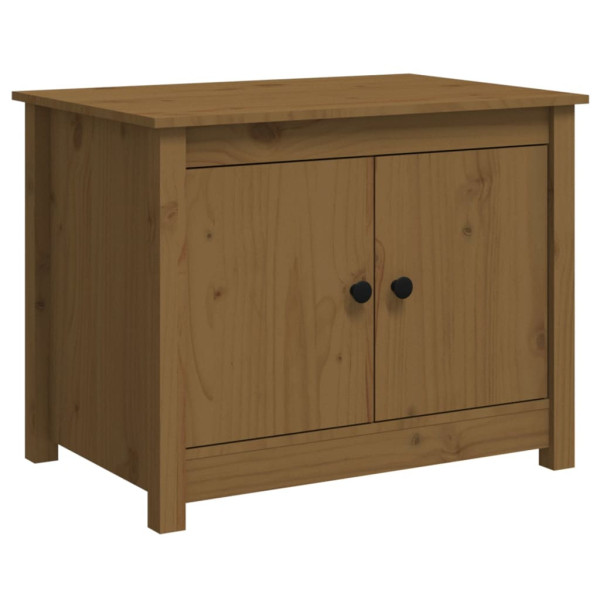 Stolik Kawowy Ława Stół Brązowy Drewniany 71x49x55 Do Salonu Do Pokoju 731828