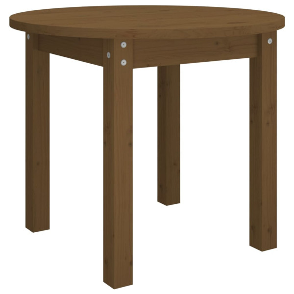 Stolik Kawowy Ława Stół Brązowy Okrągły Drewniany 55x45 Do Salonu Do Pokoju 730030