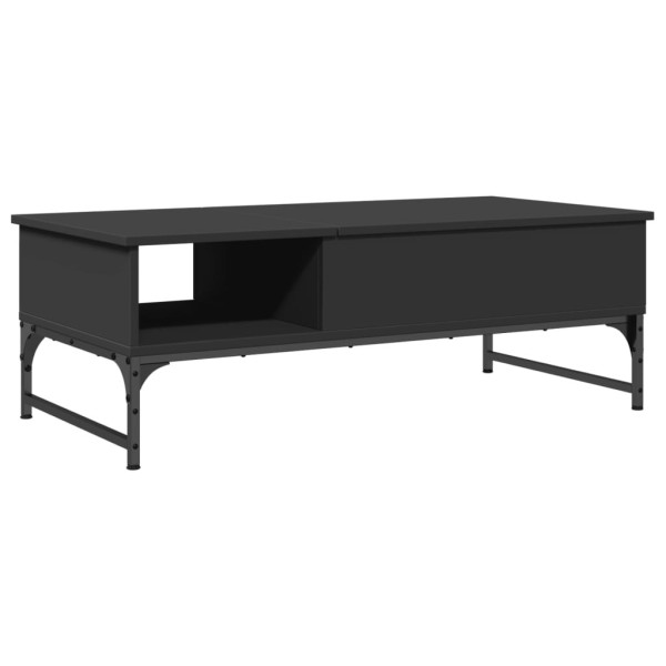 Stolik Kawowy Ława Stół Czarny 100x50x35 Do Salonu Do Pokoju 735660
