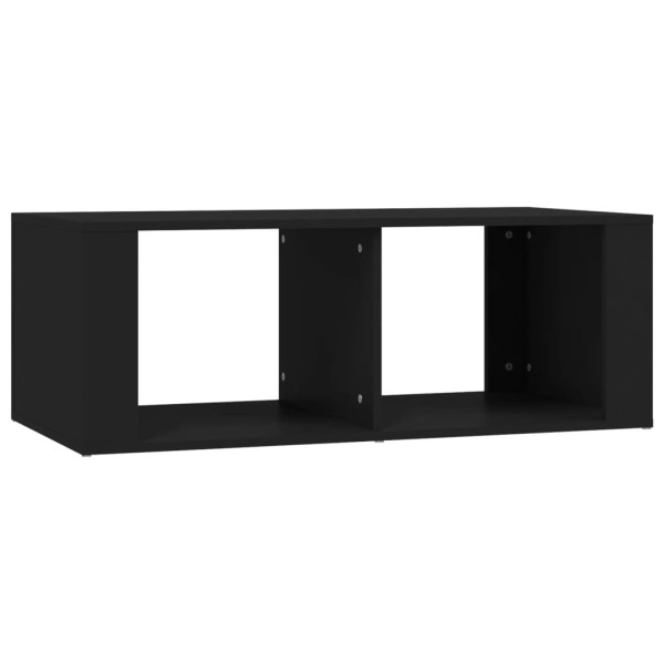 Stolik Kawowy Ława Stół Czarny 100x50x36 Półka Do Salonu Do Pokoju 731798