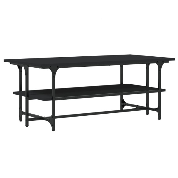 Stolik Kawowy Ława Stół Czarny 100x50x40 Do Salonu Do Pokoju 731006