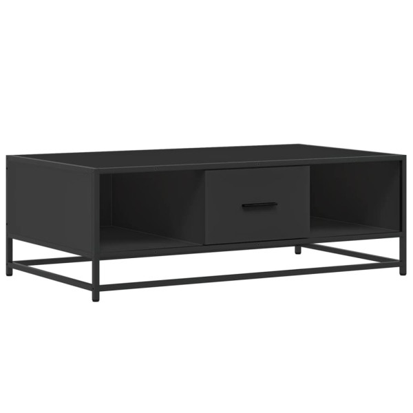 Stolik Kawowy Ława Stół Czarny 100x57x35 Do Salonu Do Pokoju 736279
