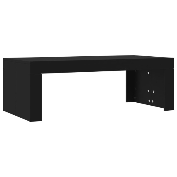 Stolik Kawowy Ława Stół Czarny 102x50x36 Do Salonu Do Pokoju 735302