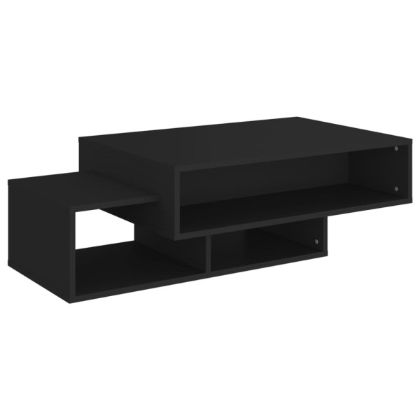 Stolik Kawowy Ława Stół Czarny 105x55x32 Do Salonu Do Pokoju 730192