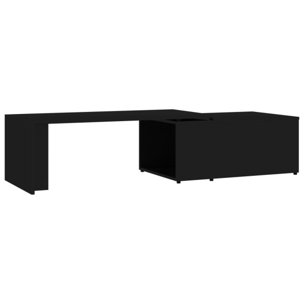 Stolik Kawowy Ława Stół Czarny 150x50x35 Do Salonu Do Pokoju 732487