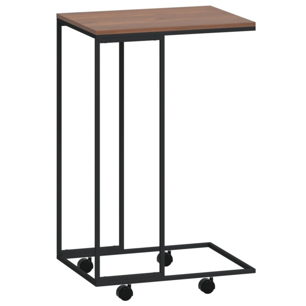 Stolik Kawowy Ława Stół Czarny 40x30x63.5 Do Salonu Do Pokoju 736395