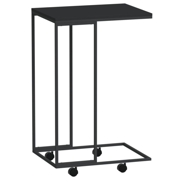 Stolik Kawowy Ława Stół Czarny 40x30x63.5 Do Salonu Do Pokoju 735367