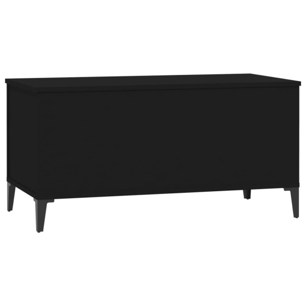 Stolik Kawowy Ława Stół Czarny 90x44.5x45 Podnoszony Blat Do Salonu 736053