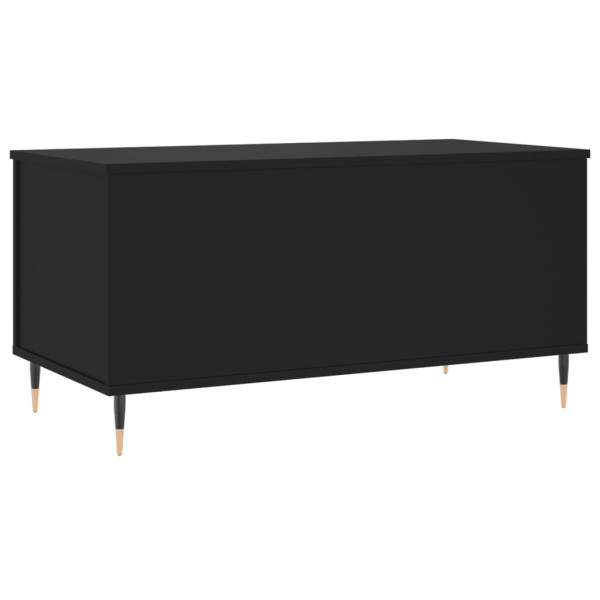 Stolik Kawowy Ława Stół Czarny 90x44.5x45 Podnoszony Blat Do Salonu 730207