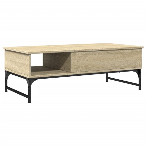 Stolik Kawowy Ława Stół Dąb Sonoma 100x50x35 Ukryty Schowek Do Salonu 735647