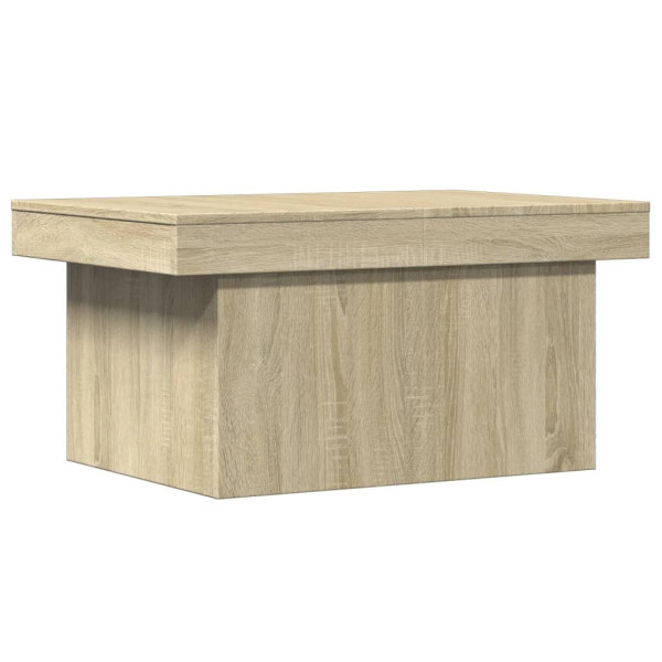 Stolik Kawowy Ława Stół Dąb Sonoma 100x55x40 Przesuwny Blat Do Salonu 736127