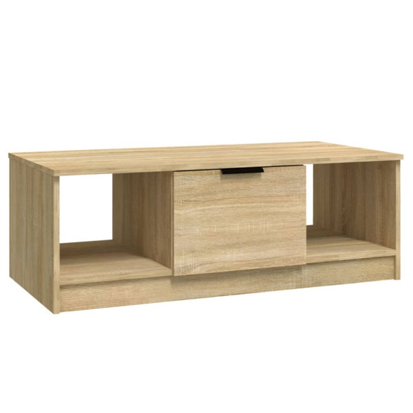 Stolik Kawowy Ława Stół Dąb Sonoma 102x50x36 Przegrody Do Salonu Do Pokoju 735505
