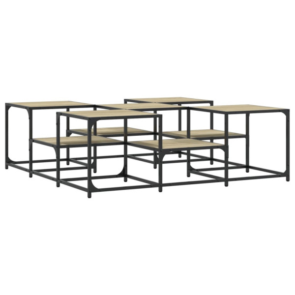 Stolik Kawowy Ława Stół Dąb Sonoma 121x121x40 Do Salonu Do Pokoju 731799