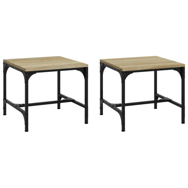 Stolik Kawowy Ława Stół Dąb Sonoma 40x40x35 Do Salonu Do Pokoju 735423