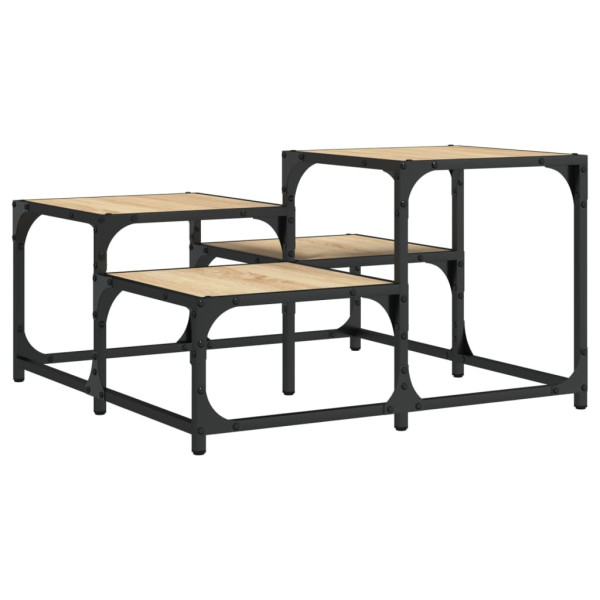 Stolik Kawowy Ława Stół Dąb Sonoma 68x68x40 Do Salonu Do Pokoju 731944