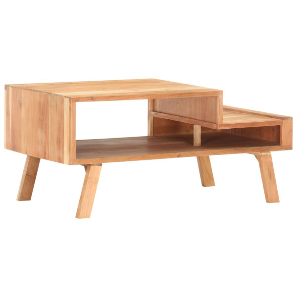 Stolik Kawowy Ława Stół Drewniany 100x50x45 Przegroda Do Salonu Do Pokoju 736971