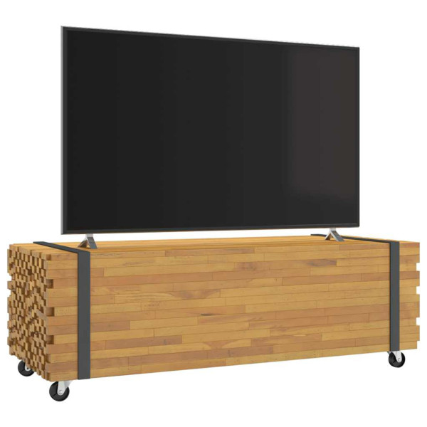 Stolik Kawowy Ława Stół Drewniany 110x45x35 Kółka Do Salonu Do Pokoju 737000