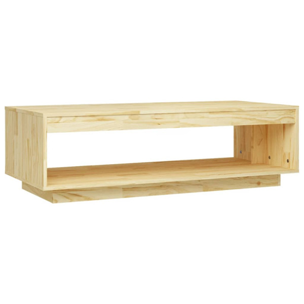 Stolik Kawowy Ława Stół Drewniany 110x50x33.5 Półka Do Salonu Do Pokoju 735693