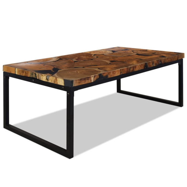 Stolik Kawowy Ława Stół Drewniany 110x60x40 Do Salonu Do Pokoju 736017