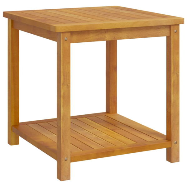 Stolik Kawowy Ława Stół Drewniany 45x45x45 Półka Do Salonu Do Pokoju 738003