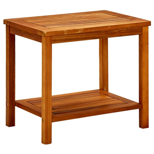 Stolik Kawowy Ława Stół Drewniany 50x35x45 Półka Do Salonu Do Pokoju 737974