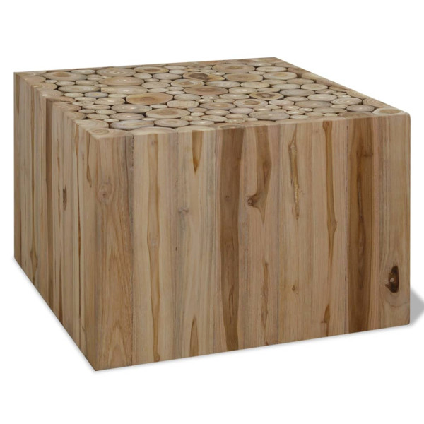 Stolik Kawowy Ława Stół Drewniany 50x50x35 Do Salonu Do Pokoju 735924
