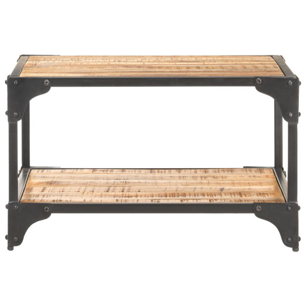 Stolik Kawowy Ława Stół Drewniany 60x60x35 Półka Do Salonu Do Pokoju 735509