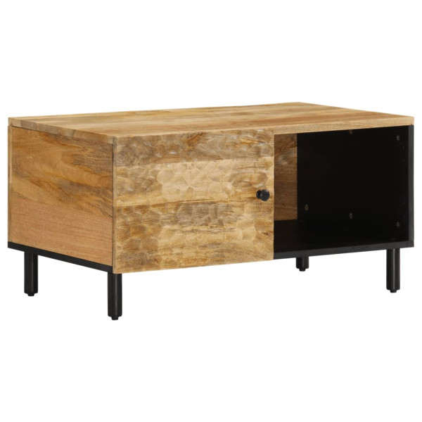 Stolik Kawowy Ława Stół Drewniany 80x50x40 Drzwiczki Do Salonu Do Pokoju 729904