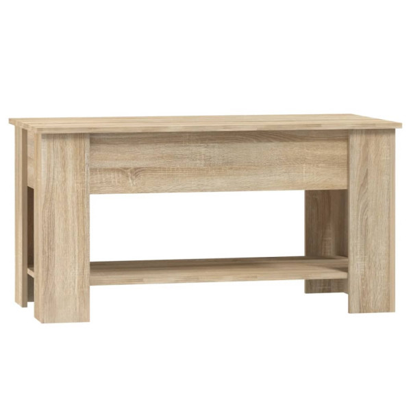 Stolik Kawowy Ława Stół Sonoma 101x49x52 Podnoszony Blat Do Salonu 735922