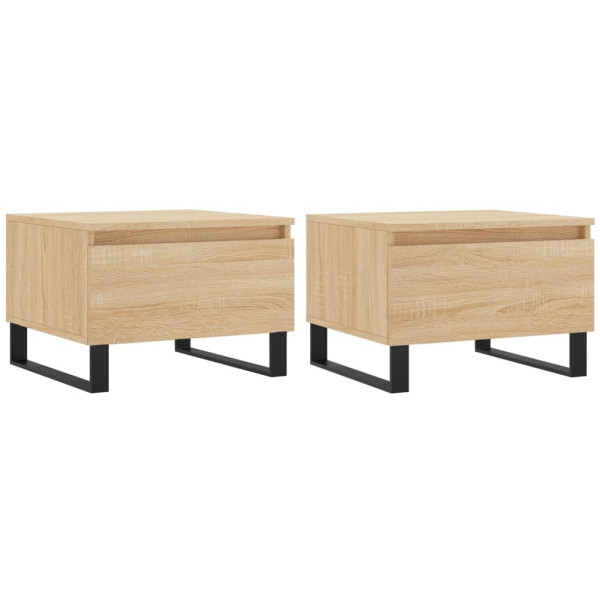 Stolik Kawowy Ława Stół Sonoma 50x46x35 Szuflada Do Salonu Do Pokoju 735079