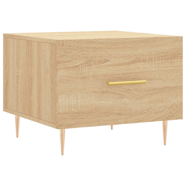Stolik Kawowy Ława Stół Sonoma 50x50x40 Szuflada Do Salonu Do Pokoju 737761