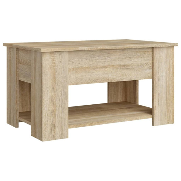 Stolik Kawowy Ława Stół Sonoma 79x49x41 Podnoszony Blat Do Salonu Do Pokoju 729776