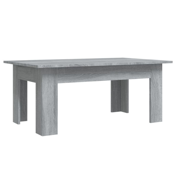 Stolik Kawowy Ława Stół Szary 100x60x42 Do Salonu Do Pokoju 730491