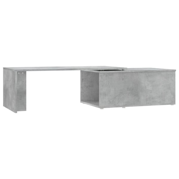 Stolik Kawowy Ława Stół Szary 150x50x35 Do Salonu Do Pokoju 732488