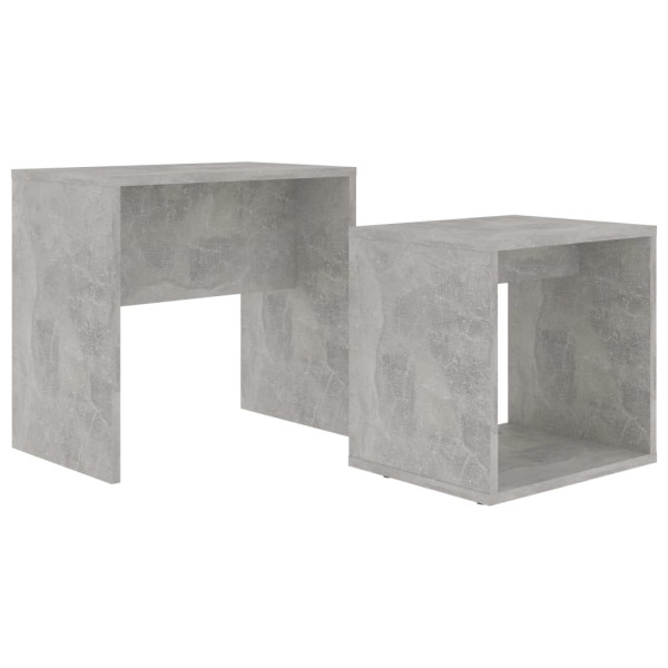 Stolik Kawowy Ława Stół Szary 48x30x45 Półka Do Salonu Do Pokoju 732000