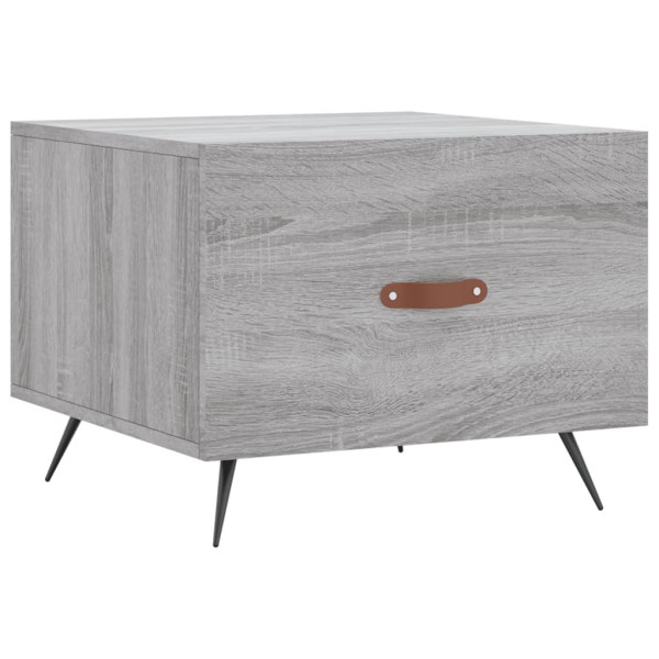 Stolik Kawowy Ława Stół Szary 50x50x40 Szuflady Do Salonu Do Pokoju 730196