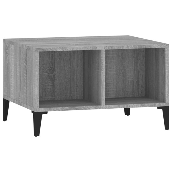 Stolik Kawowy Ława Stół Szary 60x50x36.5 Przegrody Do Salonu Do Pokoju 730512