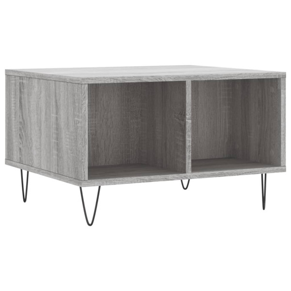 Stolik Kawowy Ława Stół Szary 60x50x36.5 Przegrody Do Salonu Do Pokoju 738033