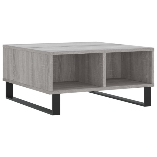 Stolik Kawowy Ława Stół Szary 60x60x30 Przegrody Do Salonu Do Pokoju 735987
