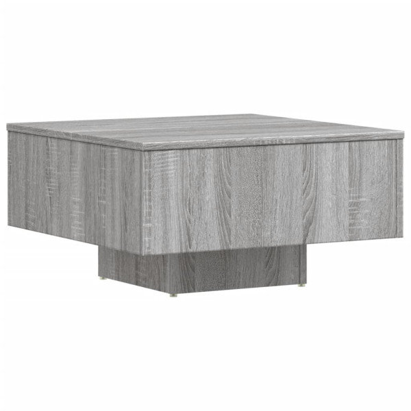 Stolik Kawowy Ława Stół Szary 60x60x31.5 Do Salonu Do Pokoju 731741