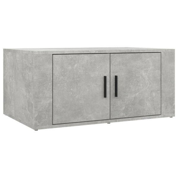 Stolik Kawowy Ława Stół Szary 80x50x36 Drzwiczki Do Salonu Do Pokoju 730182