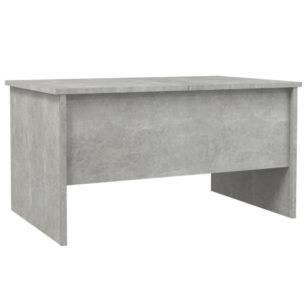 Stolik Kawowy Ława Stół Szary 80x50x42.5 Schowki Podnoszony Blat Do Salonu 735429