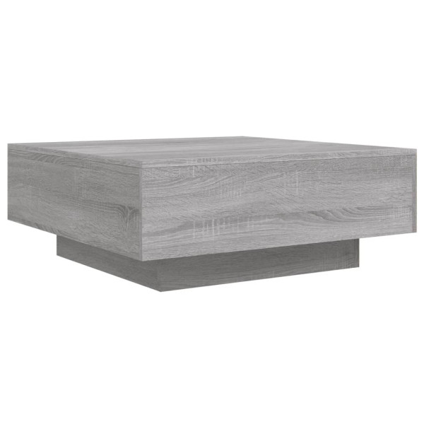 Stolik Kawowy Ława Stół Szary 80x80x31 Do Salonu Do Pokoju 730521
