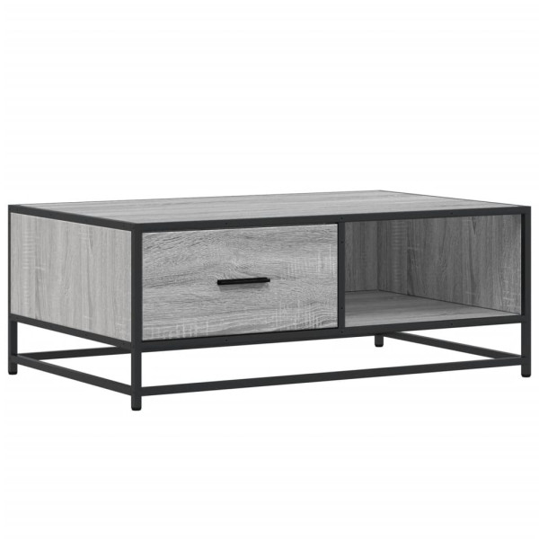 Stolik Kawowy Ława Stół Szary 90x57x35 Do Salonu Do Pokoju 735299