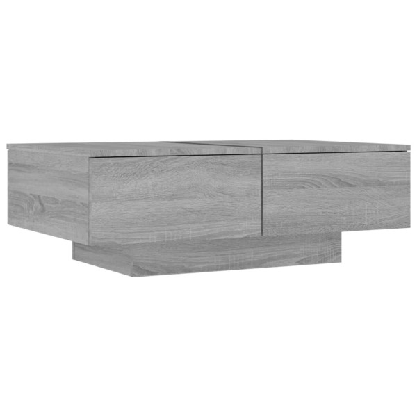 Stolik Kawowy Ława Stół Szary 90x60x31 Do Salonu Do Pokoju 737839