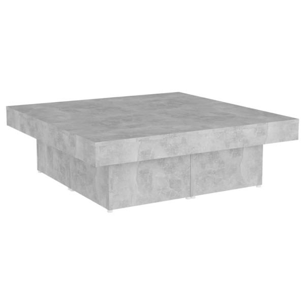 Stolik Kawowy Ława Stół Szary 90x90x28 Do Salonu Do Pokoju 736216