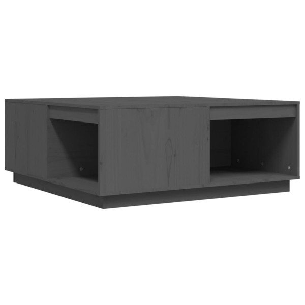 Stolik Kawowy Ława Stół Szary Drewniany 100x101x40.5 Do Salonu Do Pokoju 736264