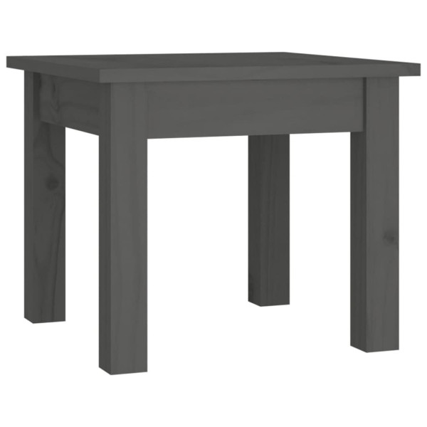 Stolik Kawowy Ława Stół Szary Drewniany 35x35x30 Do Salonu Do Pokoju 727351