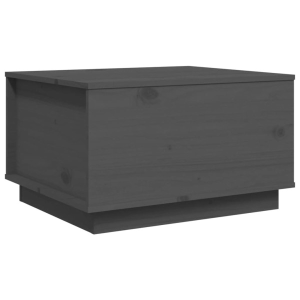 Stolik Kawowy Ława Stół Szary Drewniany 60x50x35 Podnoszony Blat Do Salonu 735384